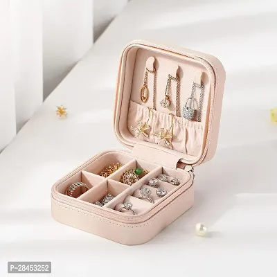 Small Jewellery Box, Travel Portable Leather Jewelry Organiser Box For Ring, Pendant, Earring, Necklace, Bracelet Organizer Storage Holder Boxes