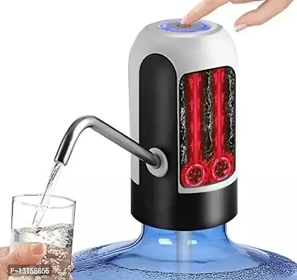 Water Bottle Pump Heavy Duty USB Charging Automatic Water Drinking Dispenser Portable Electric Water Bottle Pack Of 1-thumb0