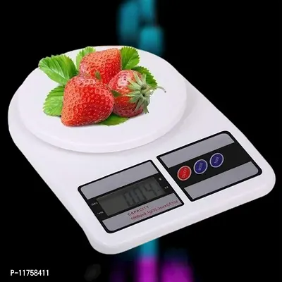 Trendy 1 Gm To 10 Kg Portable Multipurpose Round Plate Kitchen Weighing Scale