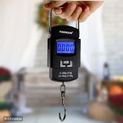 Electronic Portable Fishing Hook Type Digital LED Screen Luggage Weighing Scale- 50 Kg / 110 LB Pack Of 1