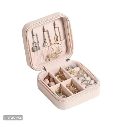 Small Jewellery Box, Travel Portable Leather Jewelry Organiser Box For Ring, Pendant, Earring, Necklace, Bracelet Organizer Storage Holder Boxes