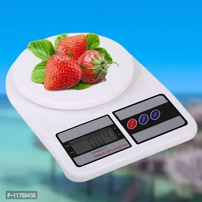 Trendy Kitchen Scale Multipurpose Portable Electronic Digital Weighing Scale - Weight Machine With Back Light Lcd Display