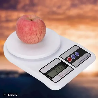 Trendy 1 Gm To 10 Kg Portable Multipurpose Round Plate Kitchen Weighing Scale-thumb0