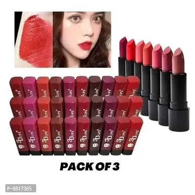 Trendy 3D Lips MIni Matte Lipstick Pack of 30 (Random Shades)-thumb0