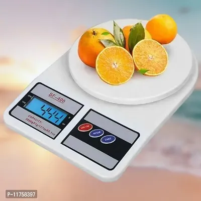 Trendy Kitchen Scale Multipurpose Portable Electronic Digital Weighing Scale - Weight Machine With Back Light Lcd Display