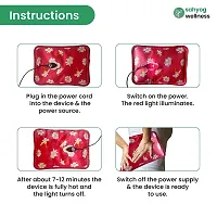 Electric Hot Water Bag- Rechargeable Heating Pad Rechargeable Hot Water Bag - Pack Of 2-thumb3