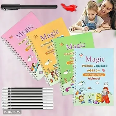 AMUSING Magic Practice Copybook, (4 BOOK + 10 REFILL+ 1 pen +1 grip) Price  in India - Buy AMUSING Magic Practice Copybook, (4 BOOK + 10 REFILL+ 1 pen  +1 grip) online at