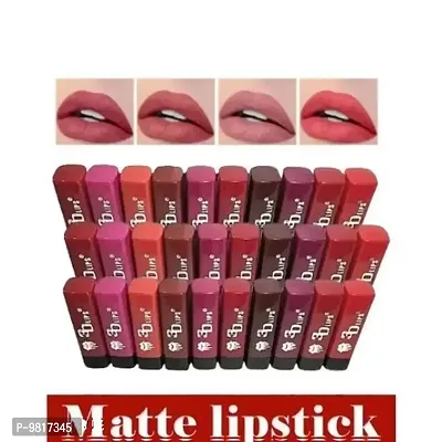 Trendy 3D Lips MIni Matte Lipstick Pack of 30 (Random Shades)