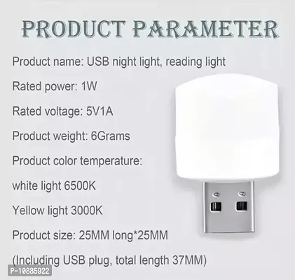 USB Mini Bulb Light With Connect All Mobile Wall Charger 6 LED Light-thumb3