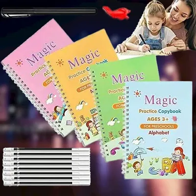 Magic Practice Copybook for Kids, Number Tracing Book for Preschoolers Paper