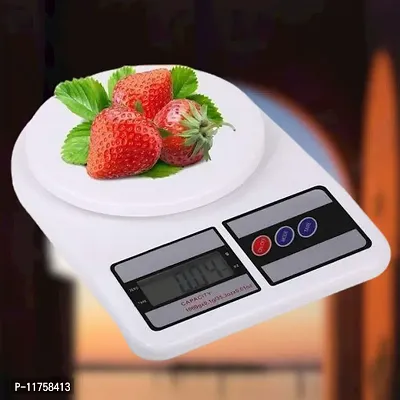 Trendy Kitchen Scale Multipurpose Portable Electronic Digital Weighing Scale - Weight Machine With Back Light Lcd Display