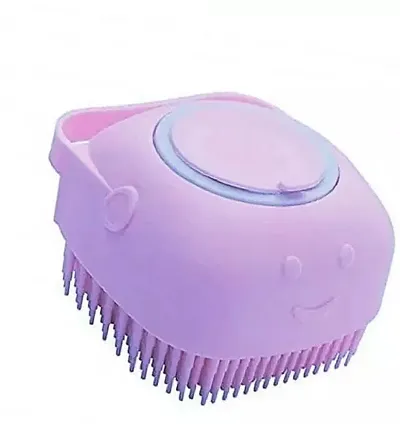 Silicone Bath Brush For Clean Body With Shampoo Dispenser