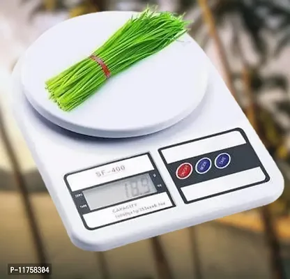 Trendy 1 Gm To 10 Kg Portable Multipurpose Round Plate Kitchen Weighing Scale