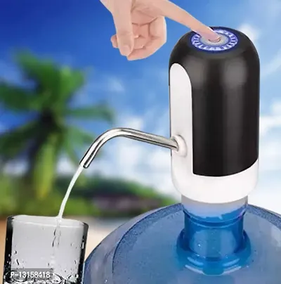 Water Bottle Pump Heavy Duty USB Charging Automatic Water Drinking Dispenser Portable Electric Water Bottle Pack Of 1-thumb0