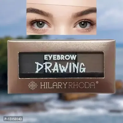 Hilaryrhoda Eyebrow Drawing Adding Depth To Define A Full Brow. Most Palettes Accommodate More Shades And An Angled Brush Pack Of 17-thumb0