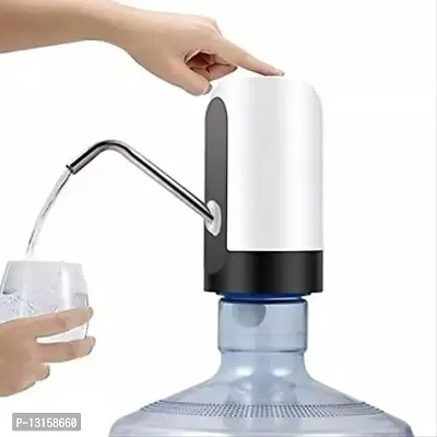 Water Bottle Pump,BPA-Free Electric Drinking Water Pump,USB Rechargeable Portable Water Dispenser, Automatic Shut-off Water Pump Dispenser Pack Of 1-thumb0