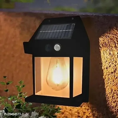 Wall Lamp Solar Lights | Solar Night lamp | Outdoor led Light Motion Sensor Lantern lamp Bulb Mount Home Wireless Dusk-to-Dawn Porch Fixture, with 3 Modes  Waterproof Exterior-thumb0