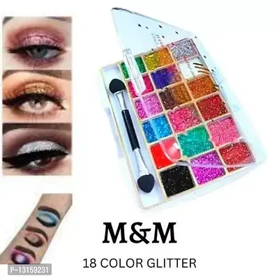 Professional Eyeshadow With 18 Colors For Women Pack Of 1