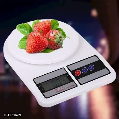 Trendy Kitchen Scale Multipurpose Portable Electronic Digital Weighing Scale - Weight Machine With Back Light Lcd Display