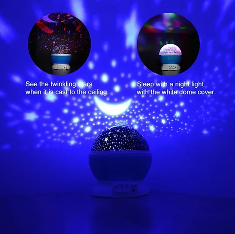 Premium Quality Star Master Rotating 360 Degree Moon Night Light Lamp Projector With Colors And USB Cable Lamp For