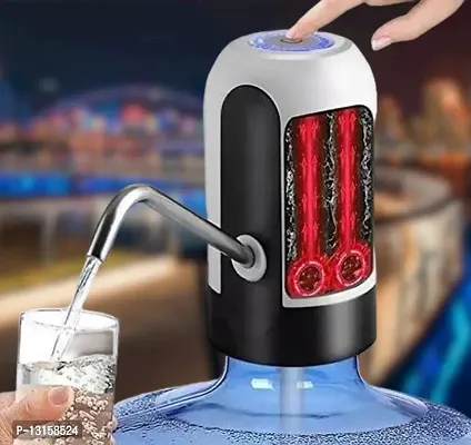 Water Bottle Pump Heavy Duty USB Charging Automatic Water Drinking Dispenser Portable Electric Water Bottle Pack Of 1-thumb0