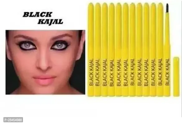 Premium Deep Black Kajal Set Of 12-thumb0