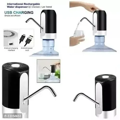 Water Bottle Pump Heavy Duty USB Charging Automatic Water Drinking Dispenser Portable Electric Water Bottle Pack Of 1