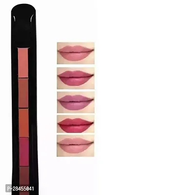 Awesome 5 In 1 Waterproof Matte Lipstick - 7.5gm