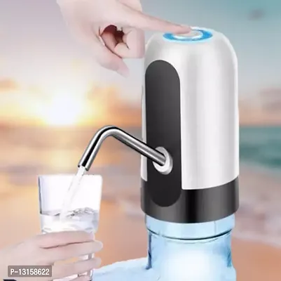 Water Bottle Pump Heavy Duty USB Charging Automatic Water Drinking Dispenser Portable Electric Water Bottle Pack Of 1-thumb0