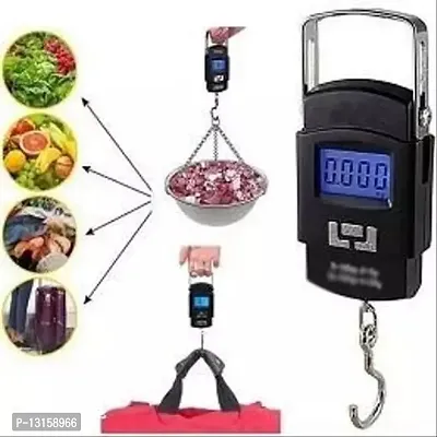 Electronic Portable Fishing Hook Type Digital LED Screen Luggage Weighing Scale- 50 Kg / 110 LB Pack Of 1-thumb4