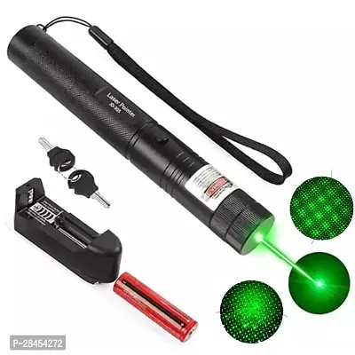 High Powered Military Burning Green Laser Pointer 650nm, Working Time Over 8000 Hours Rechargeable Green Laser-303 Pointer Party Pen Disco Light 5 Mile + Battery Shailputri (650 nm, Green)