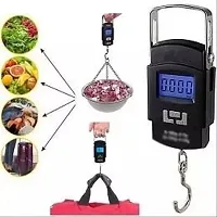 Electronic Portable Fishing Hook Type Digital LED Screen Luggage Weighing Scale- 50 Kg / 110 LB Pack Of 1-thumb3