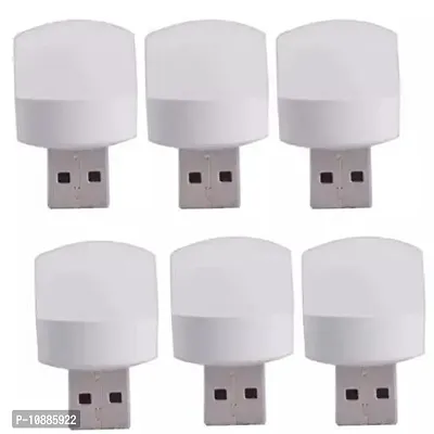 USB Mini Bulb Light With Connect All Mobile Wall Charger 6 LED Light-thumb0