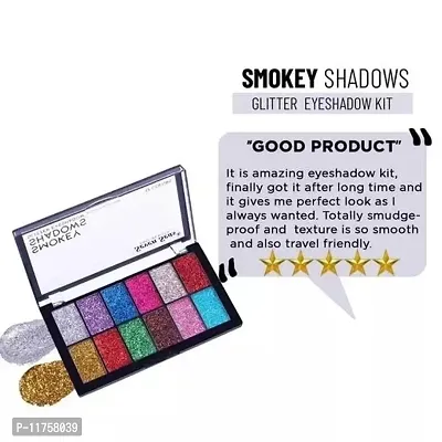 Trendy 12 Color Glitter Eyeshadow Pack Of 1-thumb3