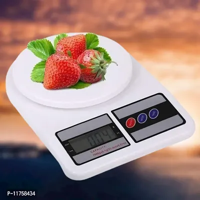 Trendy Kitchen Scale Multipurpose Portable Electronic Digital Weighing Scale - Weight Machine With Back Light Lcd Display