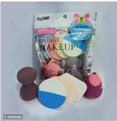 Make Up Sponge Beauty Blender Puff - Color May Vary - Set Of 6