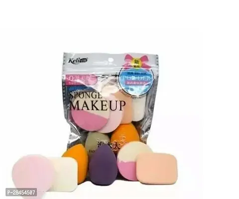 Make Up Sponge Beauty Blender Puff - Color May Vary - Set Of 6-thumb0