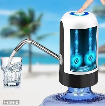 Water Bottle Pump Heavy Duty USB Charging Automatic Water Drinking Dispenser Portable Electric Water Bottle Pack Of 1-thumb0