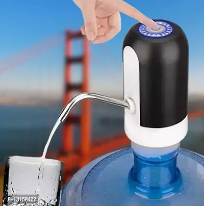 Automatic Wireless Water Can Dispenser Pump for 20 Litre Bottle C an, with 2 silicone pipe Water Dispenser Pump Pack Of 1-thumb0