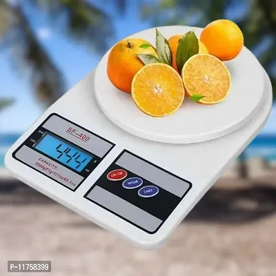 Trendy 1 Gm To 10 Kg Portable Multipurpose Round Plate Kitchen Weighing Scale-thumb0