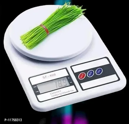 Trendy 1 Gm To 10 Kg Portable Multipurpose Round Plate Kitchen Weighing Scale