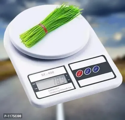 Trendy 1 Gm To 10 Kg Portable Multipurpose Round Plate Kitchen Weighing Scale