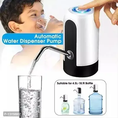 Automatic Wireless Water Can Dispenser Pump for 20 Litre Bottle C an, with 2 silicone pipe Water Dispenser Pump Pack Of 1-thumb0