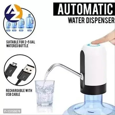 Water Bottle Pump Heavy Duty USB Charging Automatic Water Drinking Dispenser Portable Electric Water Bottle Pack Of 1-thumb0