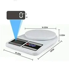 Trendy 1 Gm To 10 Kg Portable Multipurpose Round Plate Kitchen Weighing Scale-thumb1