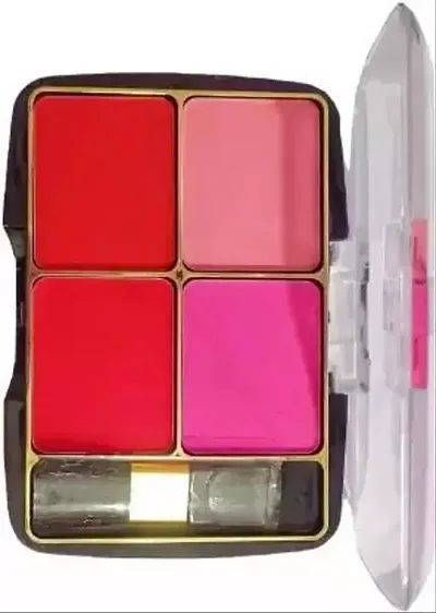 PALETTE 4 COLORS BLUSHER LOOK EASY TO USE