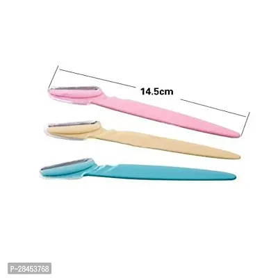 Sharp Stainless Steel Eyebrow and Face Razor For Women  3Pcs-thumb3
