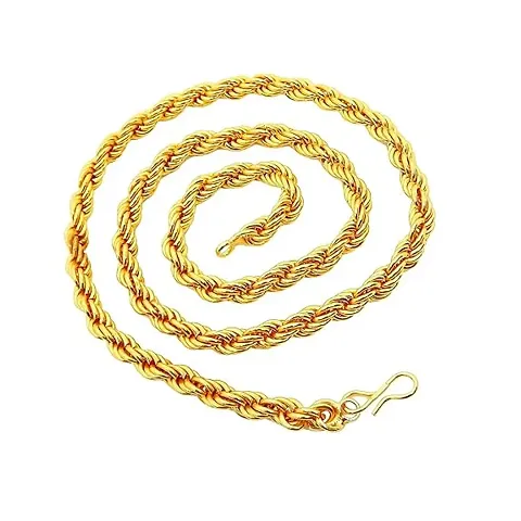 Stylish Metal Golden Chain For Men