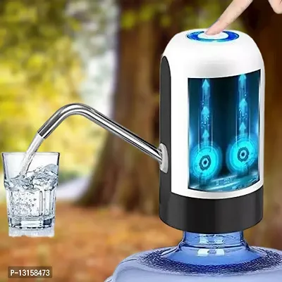 Automatic Wireless Water Can Dispenser Pump for 20 Litre Bottle C an, with 2 silicone pipe Water Dispenser Pump Pack Of 1-thumb0