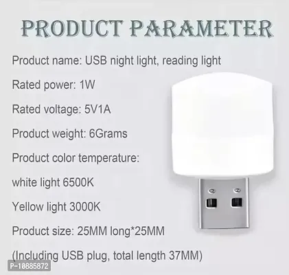 USB Mini Bulb Light With Connect All Mobile Wall Charger 1 LED Light-thumb3